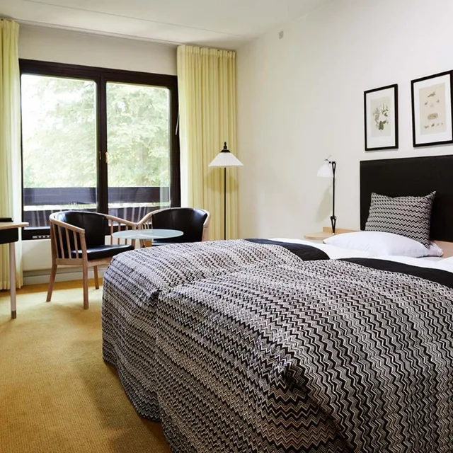 غرفة بسرير مزدوج أو سريرين منفصلين، Munkebjerg Hotel 5/10