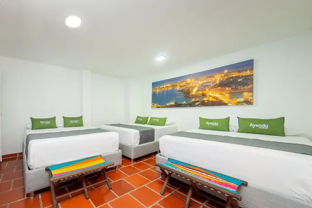 Family, 1 Double and 3 Bunk Beds، Hotel Ayenda Cartagena Blue 1804 2/5