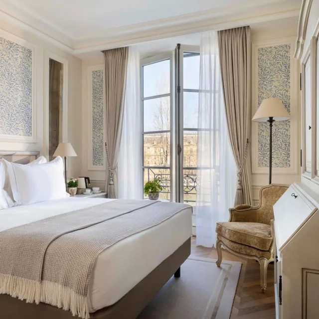 غرفة كلاسيكية بسرير مزدوج بإطلالة على النهر، HOTEL DU QUAI VOLTAIRE 1/4