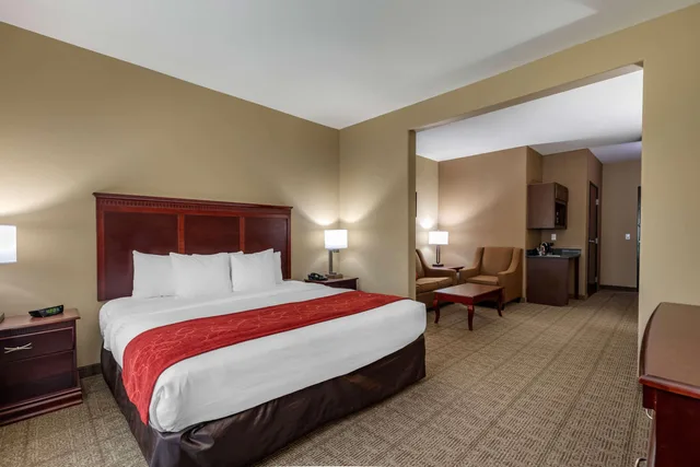 جناح بسرير كينج لذوي الإعاقة، Comfort Suites Ennis TX 2/4