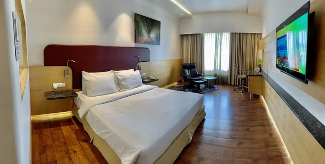 غرفة تنفيذية بسرير كوين بإطلالة على المدينة، Vivanta Vadodara 1/3
