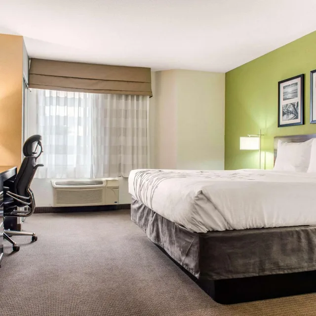 جناح بسرير كينج مع أريكة بحوض جاكوزي، Sleep Inn & Suites Columbus South 3/8
