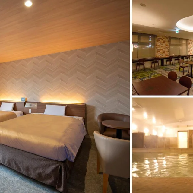 Renovated, Twin Beds, Electronic Cigarette Only, Hotel New Gaea Nishikumamoto Ekimae 4/9