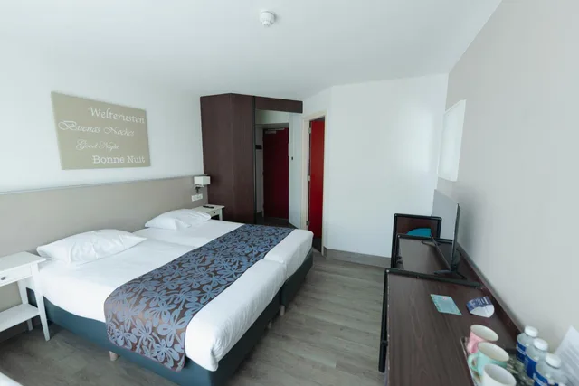 غرفة ديلوكس ثلاثية، Hotel Herbergh Amsterdam Airport 3/10