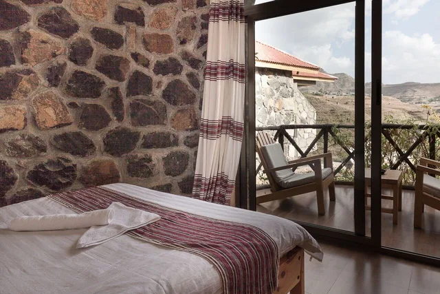 Traditional, Single, Queen Bed, Mountain View, Balcony, Sora Lodge Lalibela 4/4