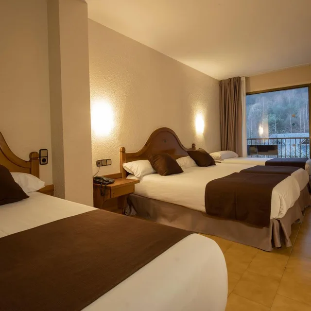 غرفة رباعية بسرير فردي، Hotel Sant Gothard 6/10