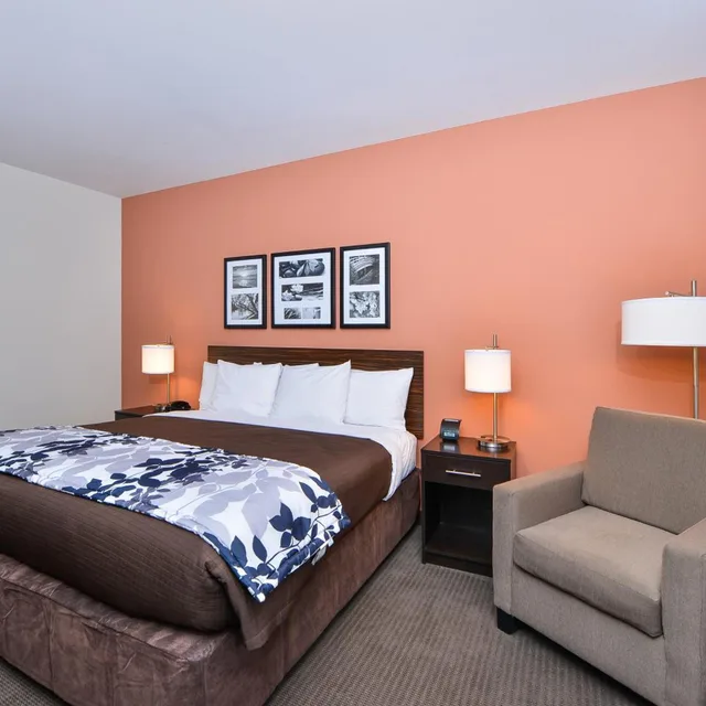 غرفة بسرير كينج بحوض جاكوزي لذوي الإعاقة، Sleep Inn Suites Austin Northeast 1/8