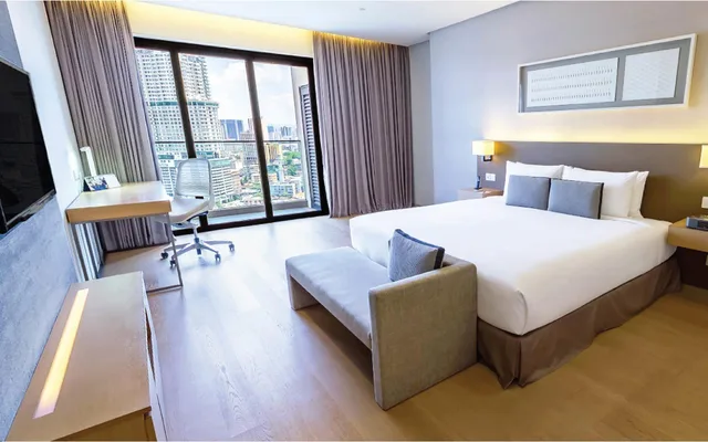 شقة تنفيذية بسرير كينج بغرفة نوم واحدة، Sfera Residence Kuala Lumpur City Centre 1/1