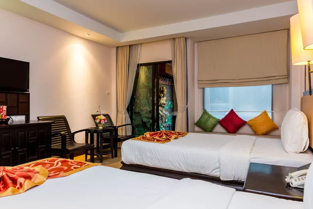 Deluxe, Twin Beds, Outdoor Jetted Tub، Nipa Resort 1/10