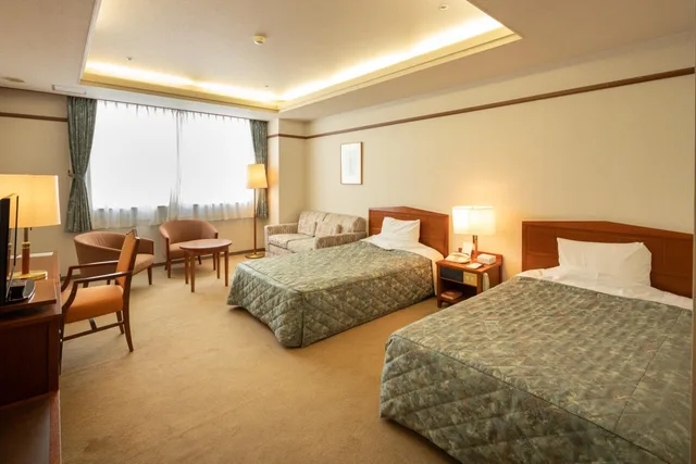 غرفة ديلوكس بسريرين منفصلين، Hotel Danrokan 1/1