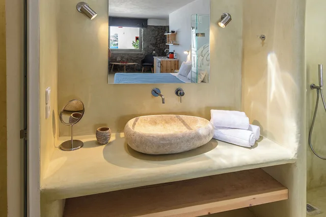 Superior, Triple, King Bed, Sea View, Mykonos Azure 3/4