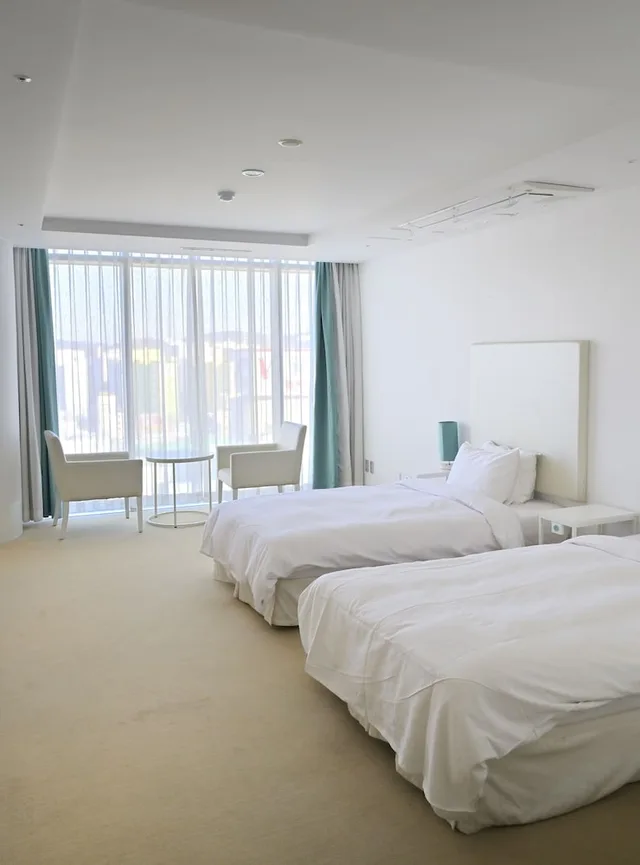غرفة ديلوكس بسريرين منفصلين، Ecograd Hotel 1/2