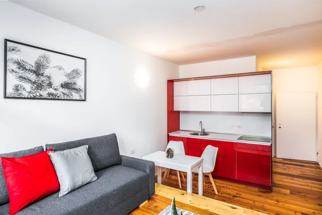 استوديو بشرفة مع أريكة، Quercus Appartements 3/6