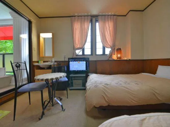 غرفة قياسية بسريرين منفصلين بإطلالة على الجبل بحوض استحمام، Hotel Euro City 1/1