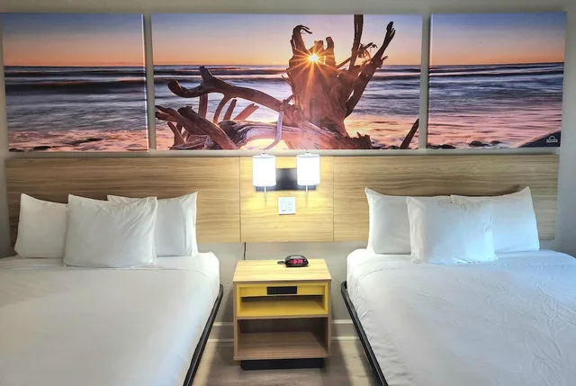 جناح استوديو بسريرين كوين، Days Inn & Suites By Wyndham Galveston West/Seawall 4/5