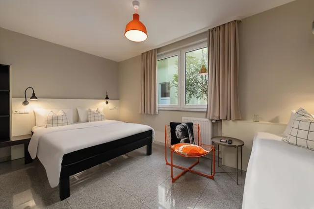 غرفة كومفورت ثلاثية بسرير كوين بإطلالة على المدينة، SleepinRoomz Boutique Hotel 2/5