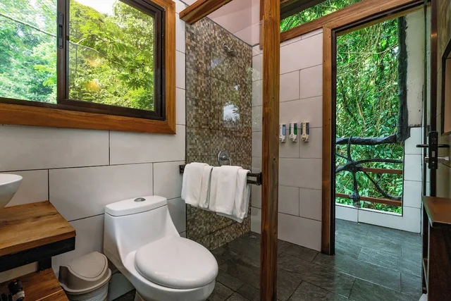 Tree House, 2 Queen Beds, Mountain View، Maquenque Eco-Lodge 7/9