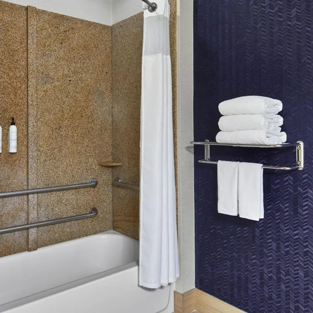 استوديو بسرير كينج مع أريكة بحوض استحمام لذوي الإعاقة، Fairfield Inn and Suites Gainesville 1/1