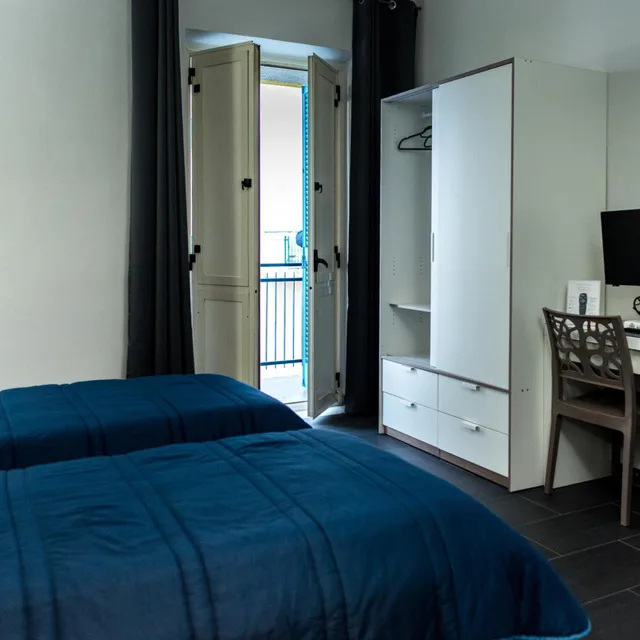 غرفة بسرير مزدوج أو سريرين منفصلين، Hotel Scigliano 2/10