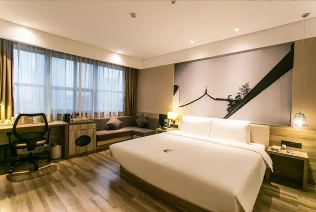 غرفة تنفيذية بسرير كوين، Atour Hotel (Suzhou Jinjihu Expo Center) 2/4