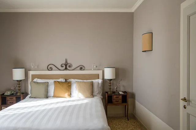 غرفة بسرير مزدوج أو سريرين منفصلين بإطلالة، La Posta Hotel & Thermal Spa 7/10