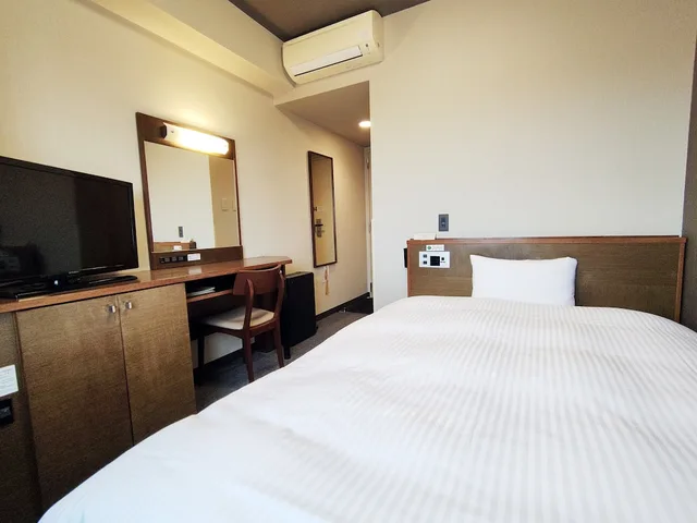 غرفة مفردة بسرير مزدوج في المبنى الرئيسي، Hotel Route-Inn Iwakiizumi Ekimae 2/8