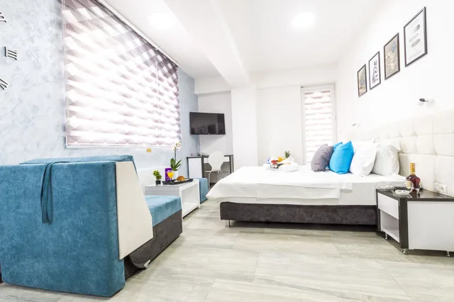 شقة استوديو بسرير مزدوج بشرفة مع أريكة، Astera Apart Hotel 2/10