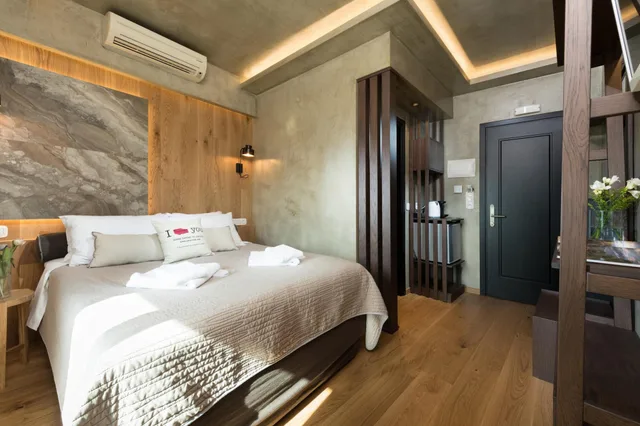 Mountain, Queen Bed, Tsikeli Boutique Hotel Meteora 2/7