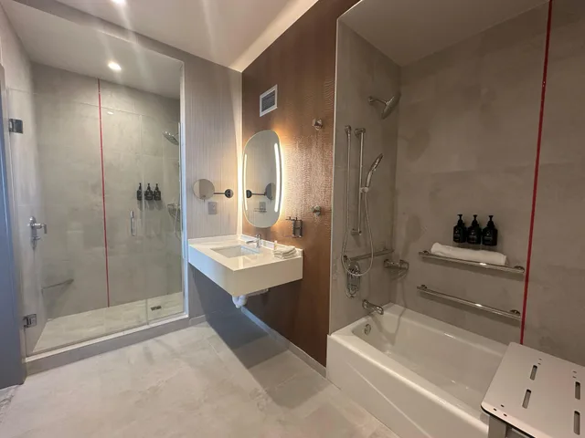 جناح بسرير كينج لذوي الإعاقة، Hotel Indigo Baton Rouge Downtown 4/8