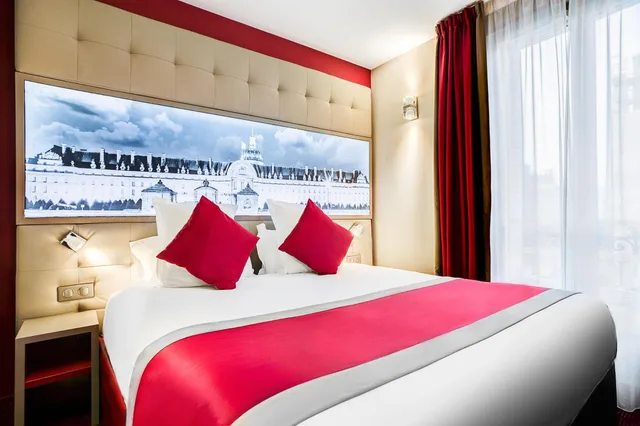 غرفة بسرير كينج، Best Western Nouvel Orleans Montparnasse 2/10