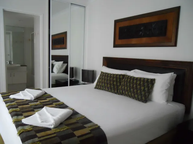 غرفة بإطلالة على الشاطئ بغرفتي نوم، Beachview Apartments at Villa Paradiso 4/6