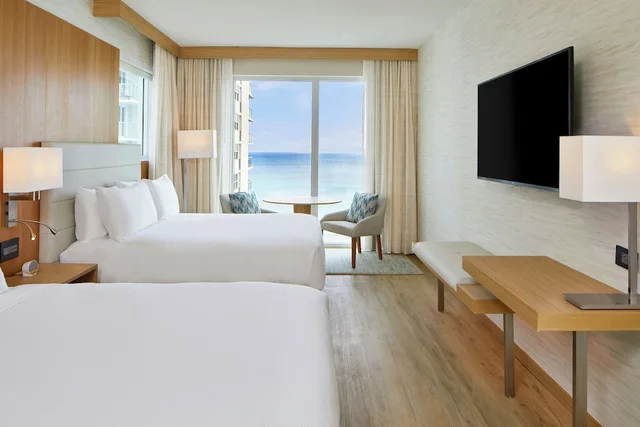 Room, 2 Queen Beds, Ocean View, Accessible, AC Hotel by Marriott Fort Lauderdale Beach 2/5