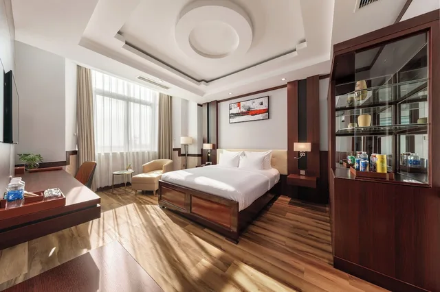 جناح تنفيذي بسرير كينج بإطلالة على النهر، Van Phat Riverside Hotel 8/10