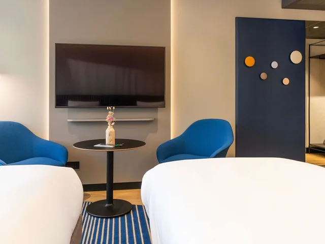 غرفة تنفيذية بسريرين منفصلين، Pullman Madrid Airport and Feria Hotel 8/10