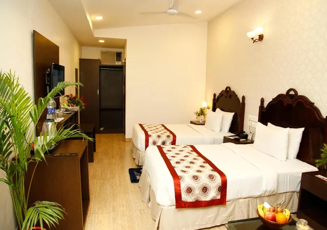 Basement, Queen Bed, MB Greens Clarks Inn Moradabad 1/1