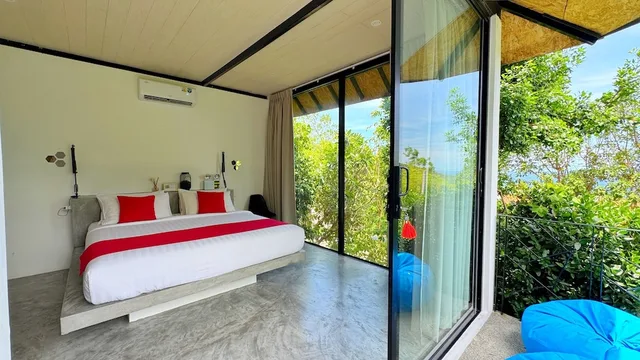 2 Bedrooms, Pool, Red, Villa, 2 King Beds، Pahili Pool Villas Koh Tao 8/10
