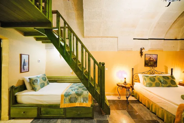 Duplex, Stone, Twin Beds, 1 Double and 1 Single Bed، Mira Cappadocia Hotel (ex Riverside Mansion Hotel) 1/4
