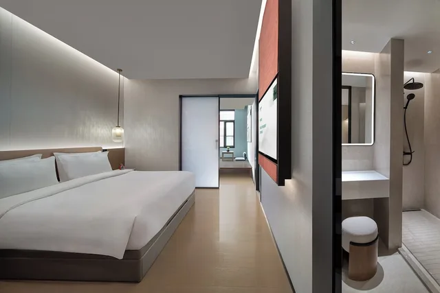جناح عائلي بفرشتي فوتون وسرير كوين، SSAW Garden Hotel Beijing 2/6