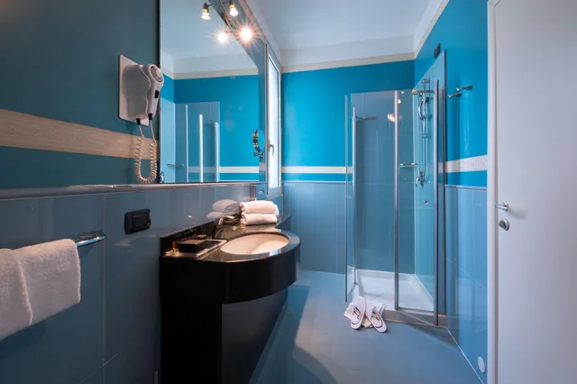 غرفة عائلية بسرير مزدوج، CDH Hotel La Spezia 4/5