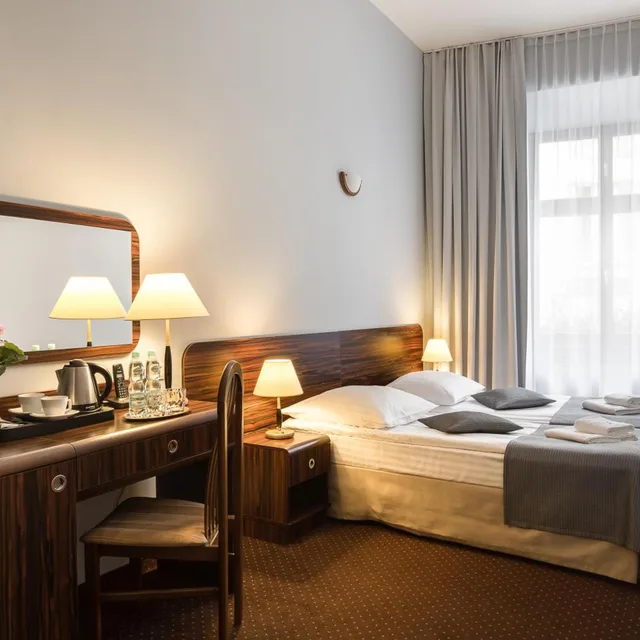 غرفة بسرير مزدوج أو سريرين منفصلين، Wit Stwosz Hotel 8/10