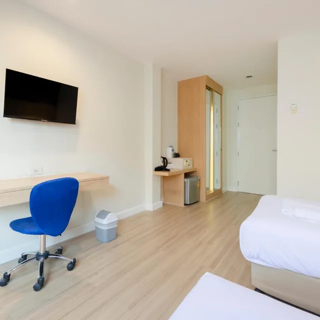 غرفة بسريرين منفصلين، Solo Express Sukhumvit 81 8/9