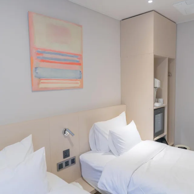 غرفة بسريرين منفصلين، Hotel Myeongdongjang 5/10