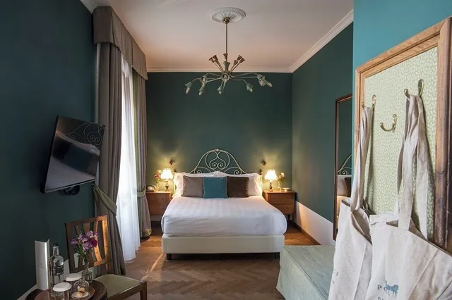 غرفة كومفورت بسرير كوين، La Posta Hotel & Thermal Spa 3/7