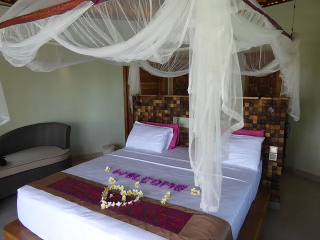 فيلا بسرير فردي بـ3 غرف نوم، Puri Dajuma Beach Eco Resort & Spa 2/2