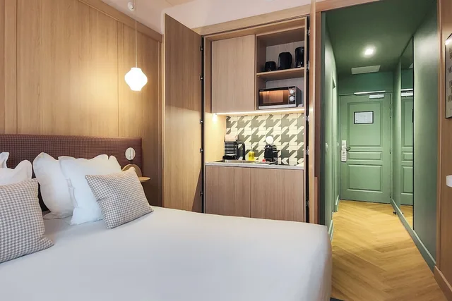 استوديو بسريرين منفصلين، Aparthotel AMMI Nice Lafayette 3/10