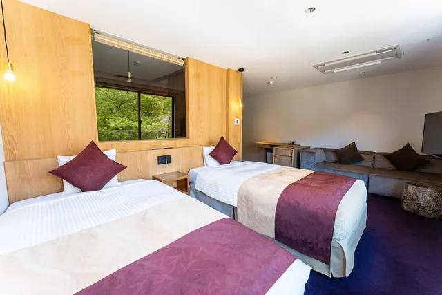 غرفة ديلوكس بسريرين منفصلين، KAMENOI HOTEL NIKKO YUNISHIGAWA ALL-INCLUSIVE RESORT 1/2