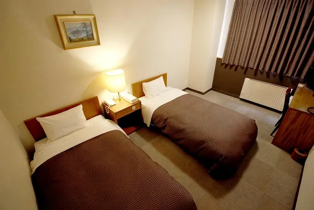 غرفة بسريرين منفصلين، Hokkai Hotel 1/1