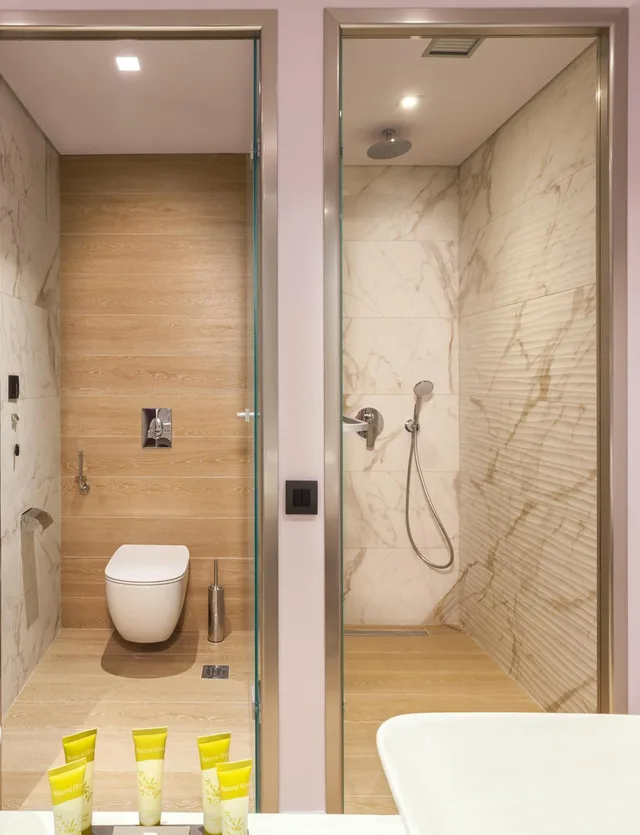 غرفة بسرير مزدوج أو سريرين منفصلين مع أريكة، Oscar Hotel and Apartments 6/6