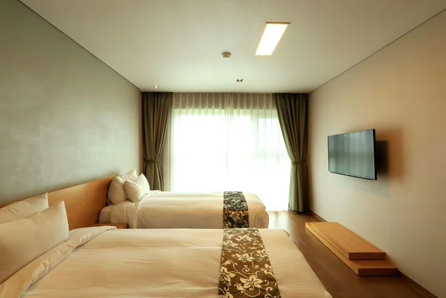 جناح بريميوم بغرفتي نوم بمسبح خاص، Y Resort Jeju 1/1
