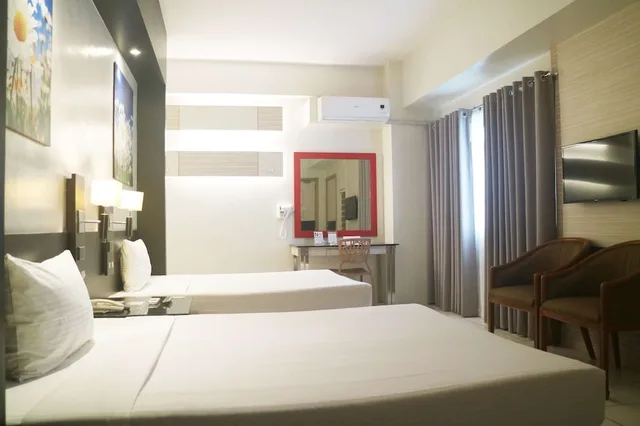 غرفة قياسية بسريرين منفصلين، Executive Hotel Manila 3/4